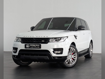 Land Rover  Range Rover  Sport  2016  Automatic  20,344 Km  8 Cylinder  Four Wheel Drive (4WD)  SUV  White