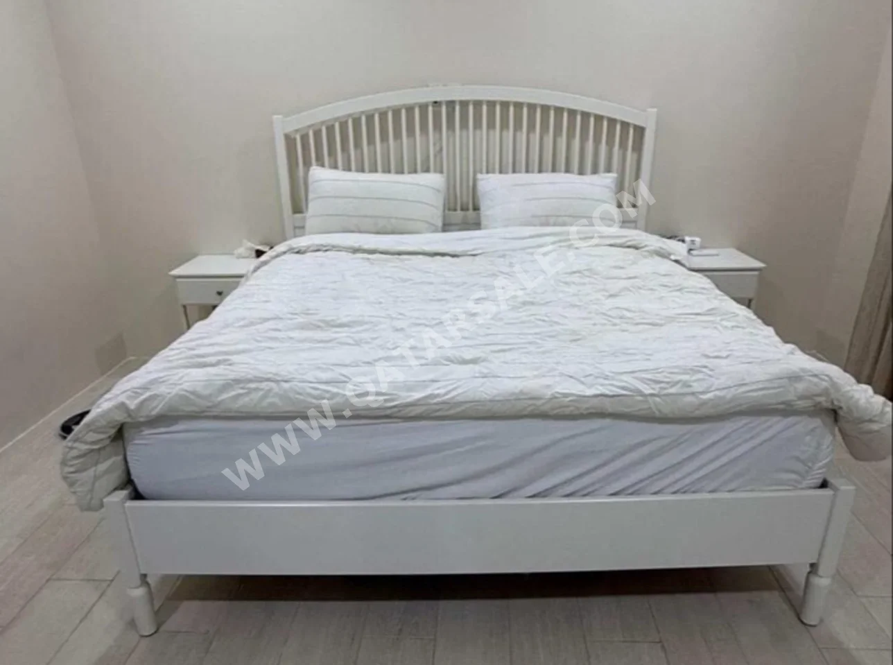 أطقم غرف نوم - ايكيا  - طقم مكون من 6 قطع  - أبيض