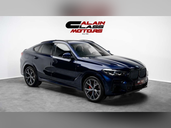 BMW  X-Series  X6 40i  2023  Automatic  38,477 Km  6 Cylinder  All Wheel Drive (AWD)  SUV  Blue
