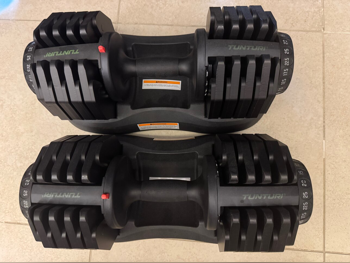 أثقال - دامبل قابل للتعديل - مسدس - أسود