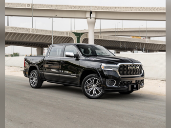 دودج  رام  تنكستين  2025  اوتوماتيك  0 كم  8 سلندر  دفع رباعي  بيكب  أسود  تحت الضمان