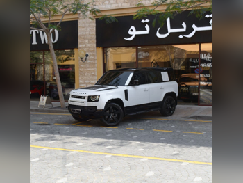 Land Rover  Defender  110  2023  Automatic  76,920 Km  8 Cylinder  Four Wheel Drive (4WD)  SUV  White  With Warranty