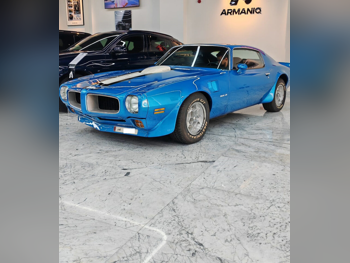 Pontiac  Trans AM  1972  Automatic  61,000 Km  8 Cylinder  Rear Wheel Drive (RWD)  Coupe / Sport  Blue