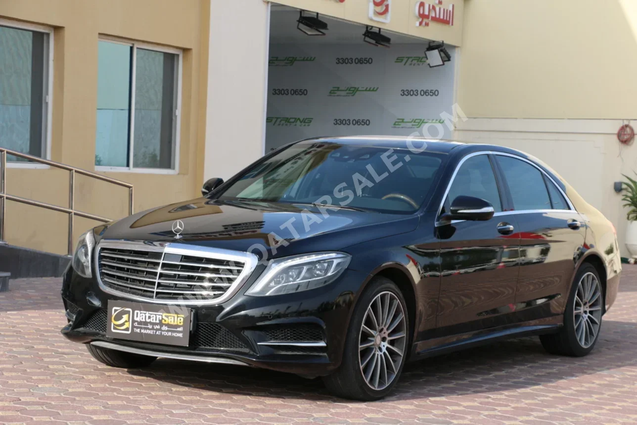 مرسيدس - بنز اس - كلاس 500 2015 اوتوماتيك 111,000 كم 8 سلندر دفع خلفي سيدان أسود