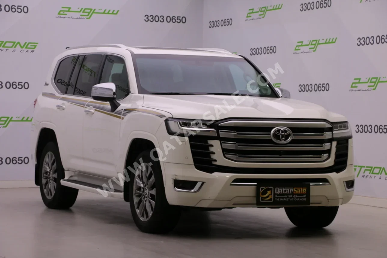 تويوتا  لاند كروزر  في اكس توين توربو  2022  اوتوماتيك  81,000 كم  6 سلندر  دفع رباعي  اس يو في  أبيض  تحت الضمان