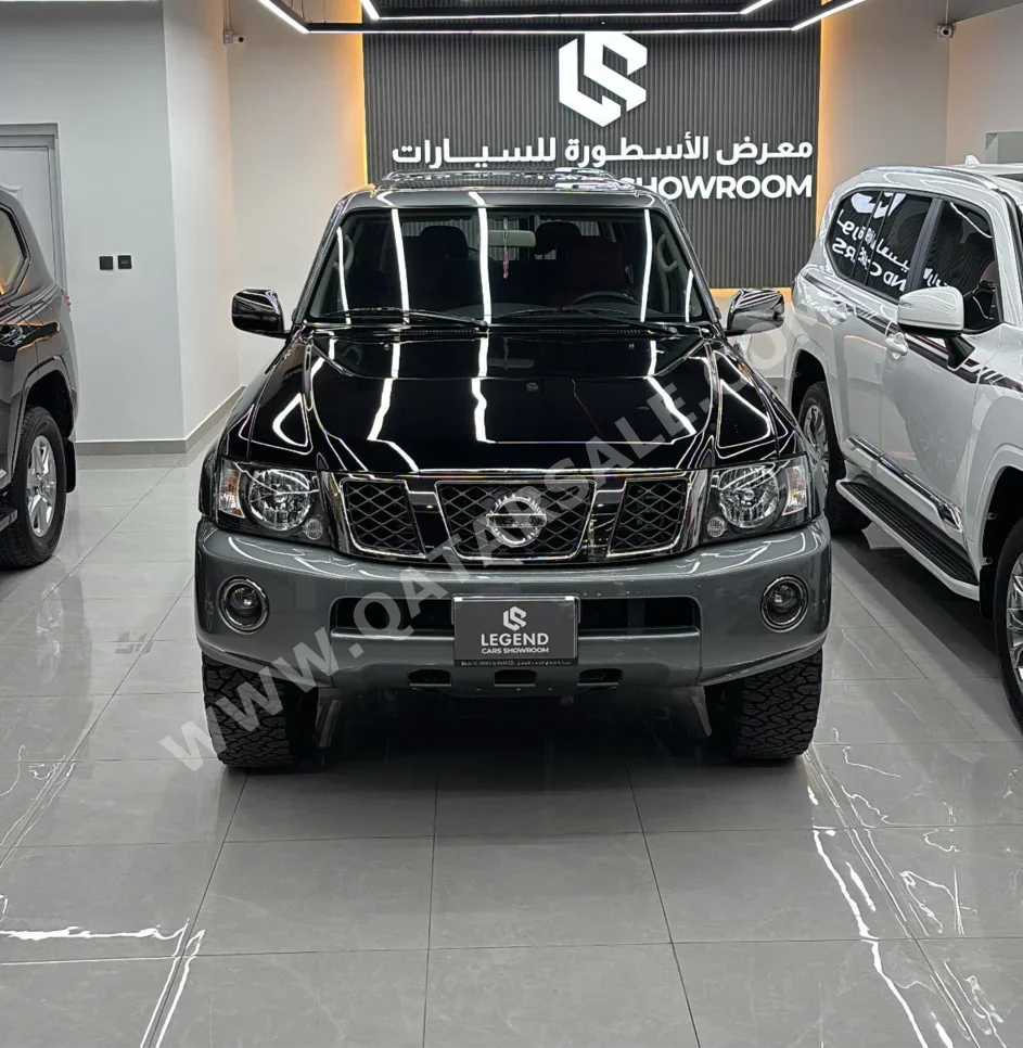 نيسان  باترول  سفاري الاسطورة  2024  اوتوماتيك  3,900 كم  6 سلندر  دفع رباعي  اس يو في  أسود  تحت الضمان