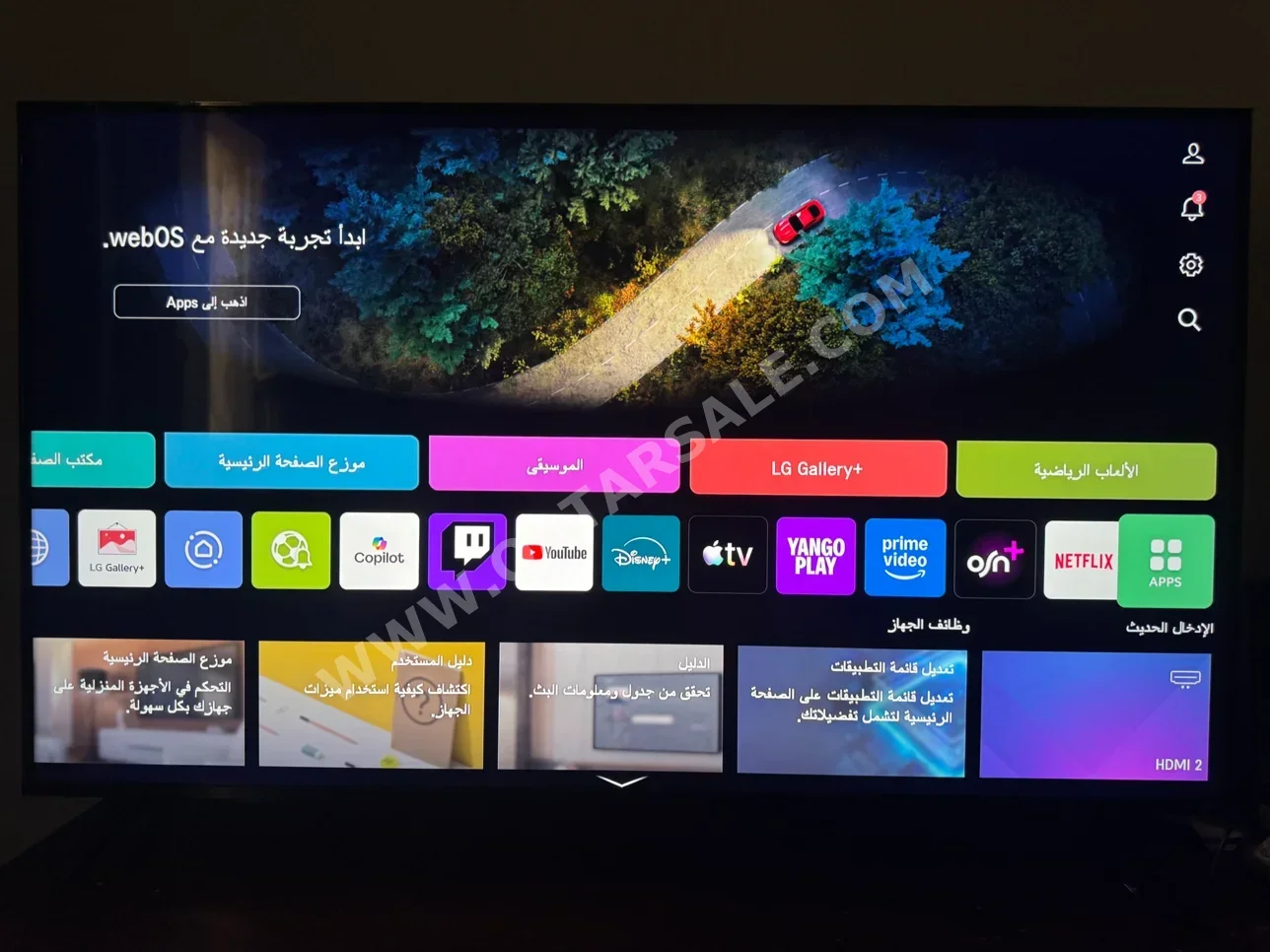 Television (TV) LG  - 65 Inch  - 4K or UHD