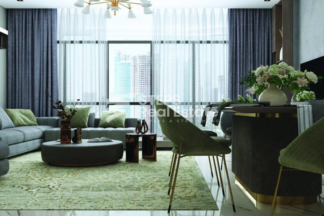 2 غرف نوم  شقة  للبيع  في لوسيل -  ياسمين  مفروشة بالكامل