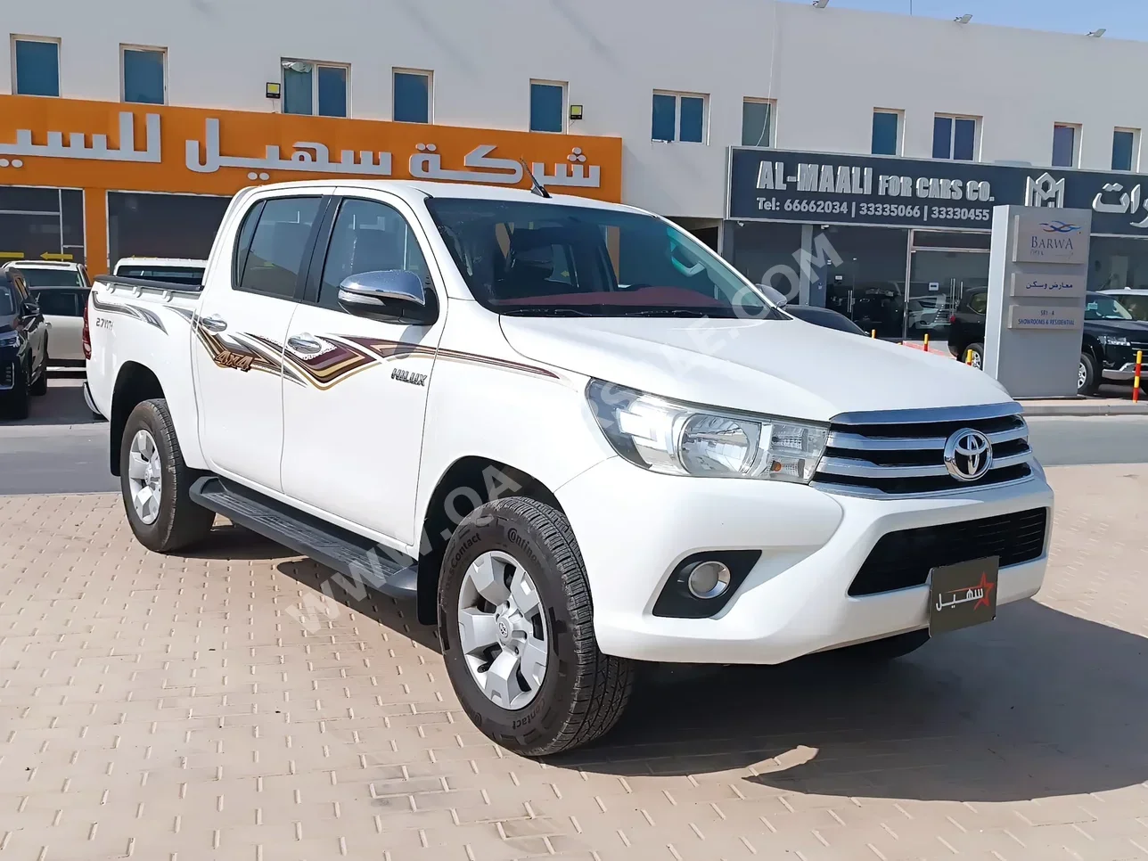 Toyota  Hilux  2016  Manual  126,000 Km  4 Cylinder  Four Wheel Drive (4WD)  Pick Up  White