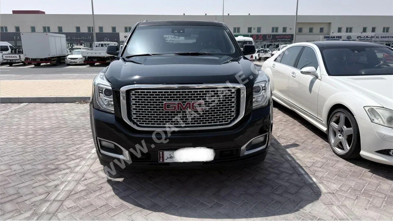 جي ام سي يوكون اكس ال اس ال تي 2015 اوتوماتيك 308,000 كم 8 سلندر دفع رباعي اس يو في أسود
