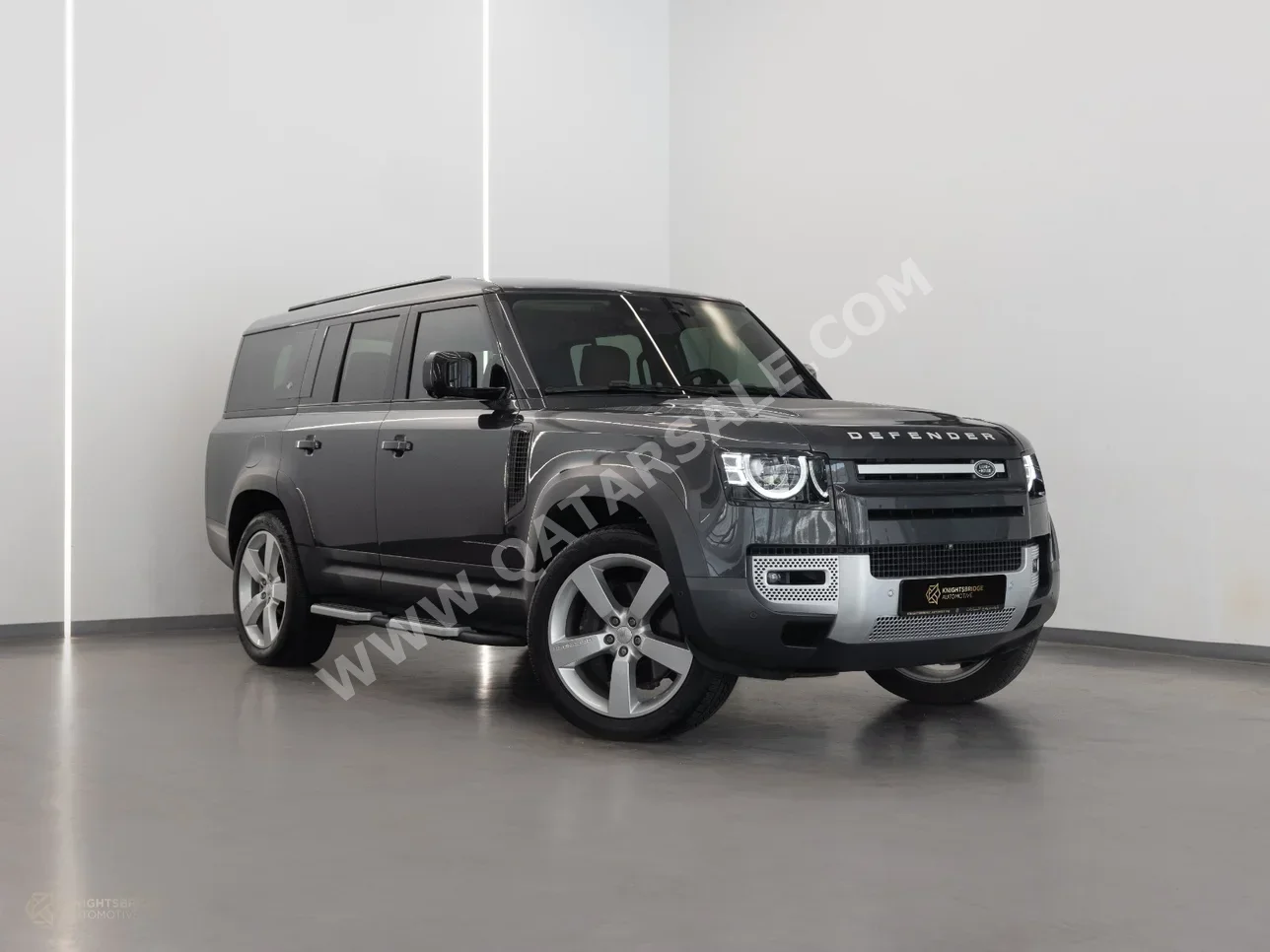 لاند روفر ديفيندر 130 اتش اس اي 2023 اوتوماتيك 19,150 كم 6 سلندر دفع رباعي اس يو في رمادي تحت الضمان