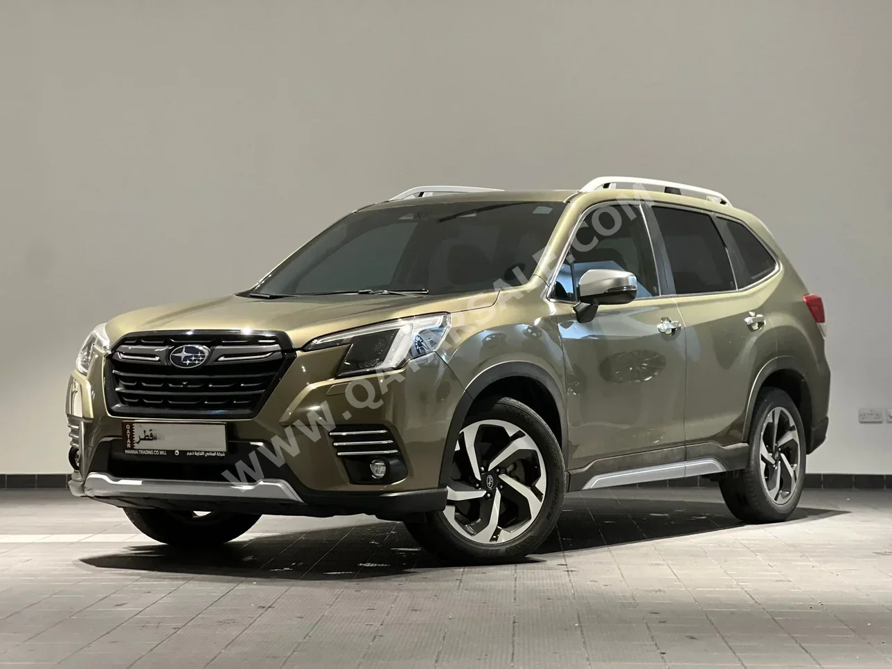 Subaru  Forester  2022  Automatic  50,500 Km  4 Cylinder  All Wheel Drive (AWD)  SUV  Gold  With Warranty