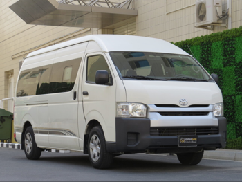 Toyota  Hiace  2018  Manual  469,000 Km  4 Cylinder  Rear Wheel Drive (RWD)  Van / Bus  White