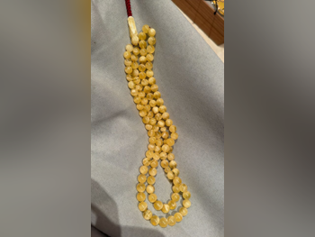 Prayer Beads Amber Pearl 40 g Oval/Circle 8 mm