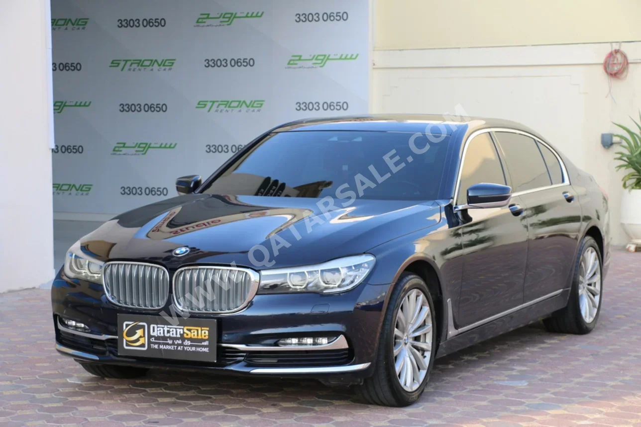 بي ام دبليو  الفئة - السابعة  730 Li  2017  اوتوماتيك  85,000 كم  4 سلندر  دفع خلفي  سيدان  أزرق غامق