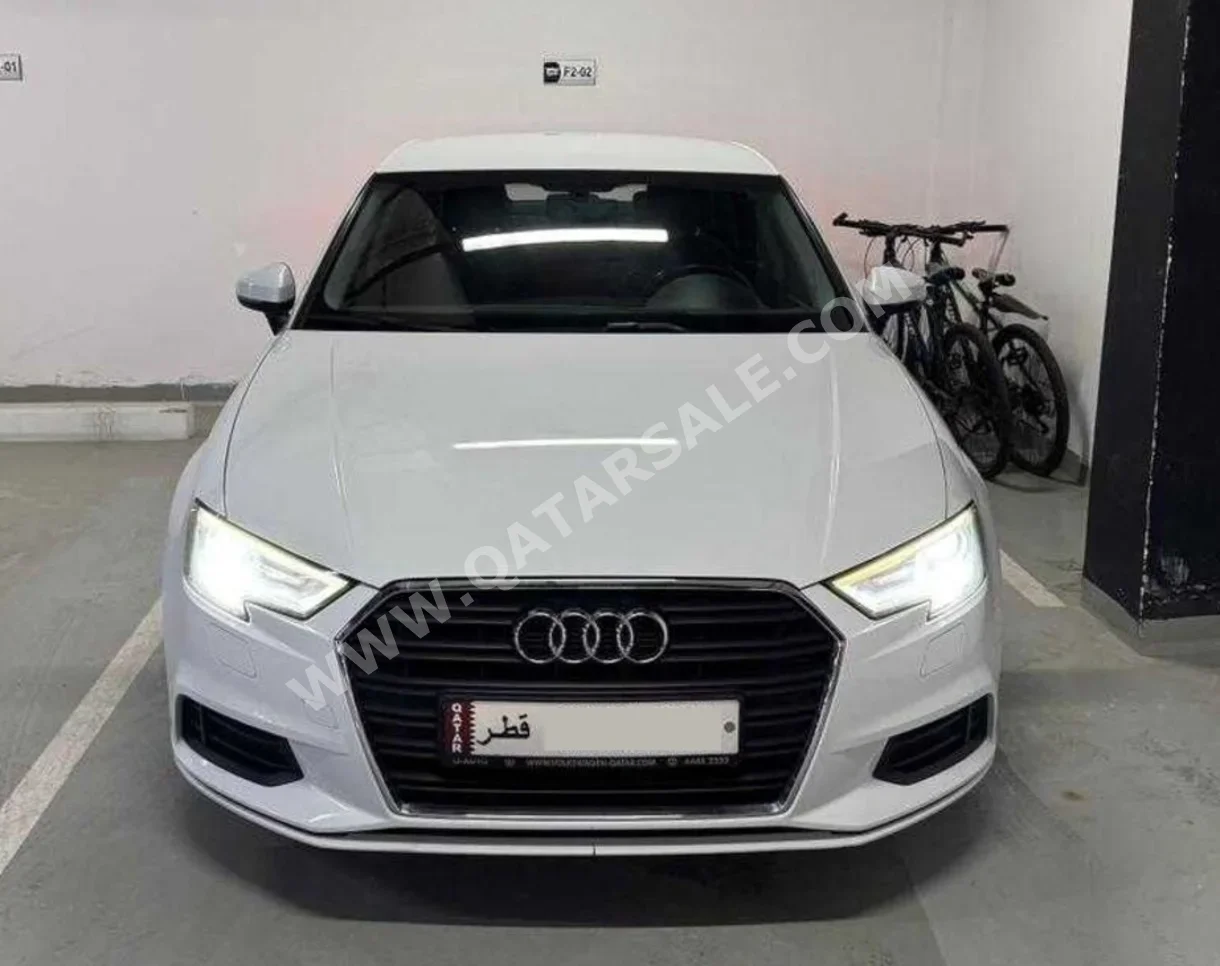 Audi  A3  1.4  2018  Automatic  112,000 Km  4 Cylinder  Front Wheel Drive (FWD)  Sedan  White