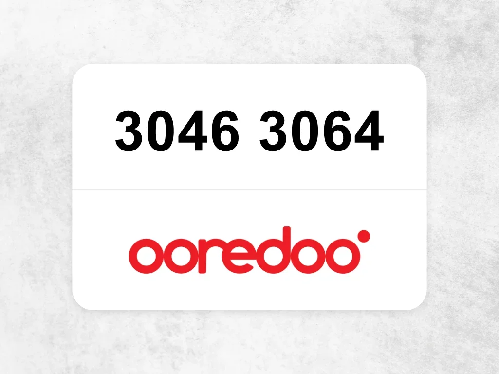 Ooredoo Mobile Phone 3046 3064