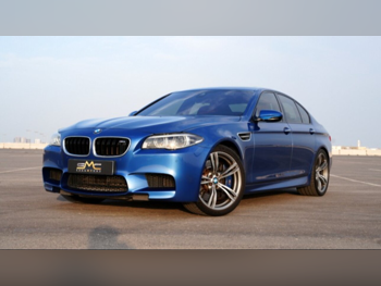 BMW  M-Series  5  2014  Automatic  90,000 Km  8 Cylinder  Rear Wheel Drive (RWD)  Sedan  Blue