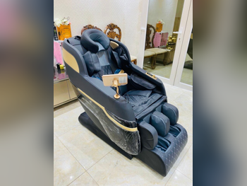 كرسي التدليك ليكون  أسود  الصين  كل الجسم  رباعي الأبعاد