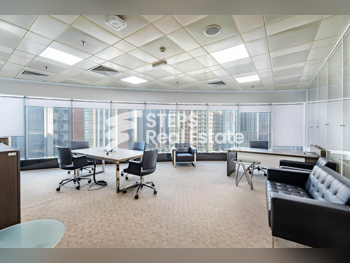 Commercial Offices - Fully Furnished  - Doha  - West Bay