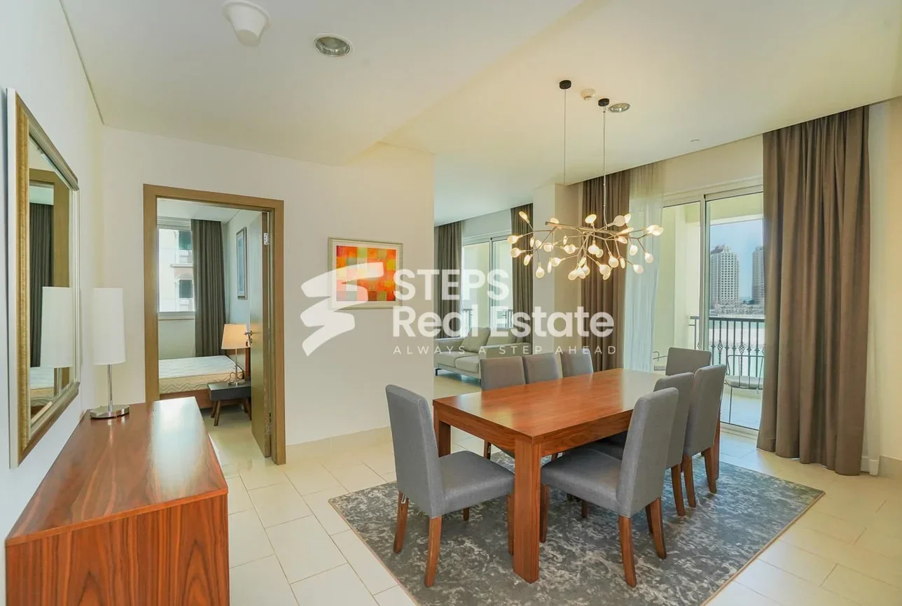 3 غرف نوم شقة للايجار في الدوحة - اللؤلؤة مفروشة بالكامل