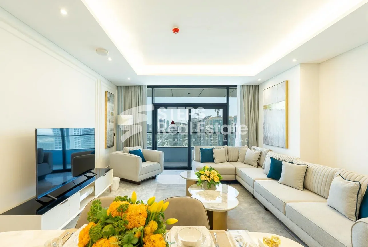 2 غرف نوم  شقة  للايجار  في لوسيل -  منطقة المارينا  مفروشة بالكامل