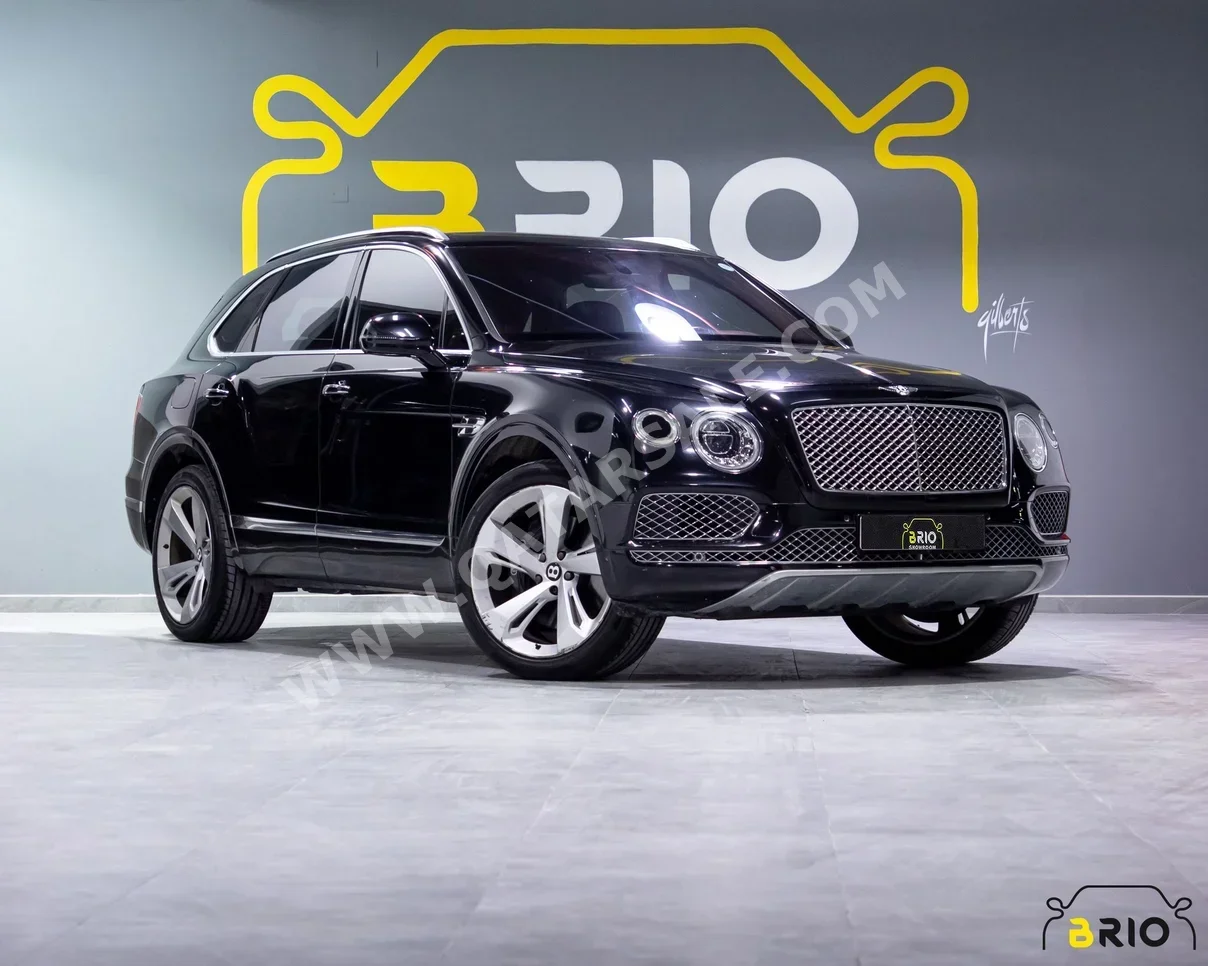 Bentley  Bentayga  2018  Automatic  130,000 Km  12 Cylinder  Four Wheel Drive (4WD)  SUV  Black