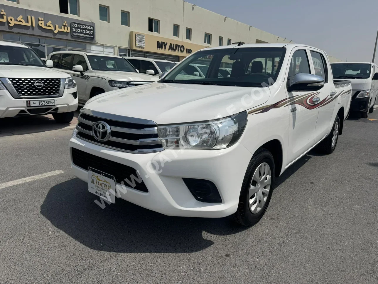 Toyota Hilux 2016 Manual 364,000 Km 4 Cylinder Four Wheel Drive (4WD) Pick Up White
