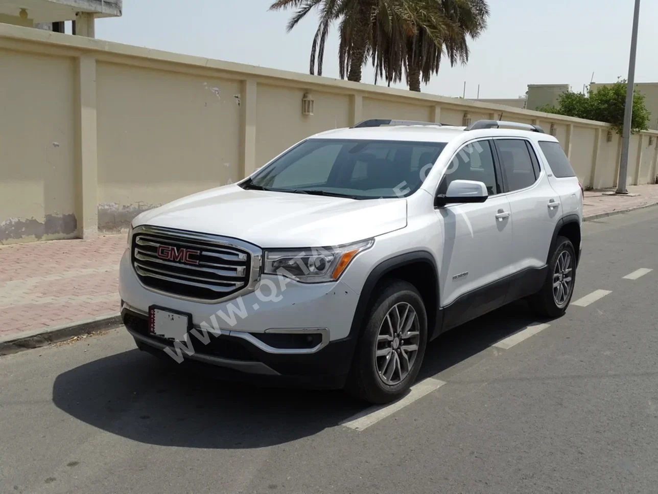 جي ام سي اكاديا اس ال اي 2018 اوتوماتيك 136,000 كم 6 سلندر دفع كلي مستمر اس يو في أبيض