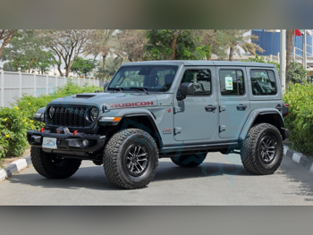 جييب  رانجلار  روبيكون  2026  اوتوماتيك  0 كم  6 سلندر  دفع رباعي  اس يو في  رمادي غامق  تحت الضمان