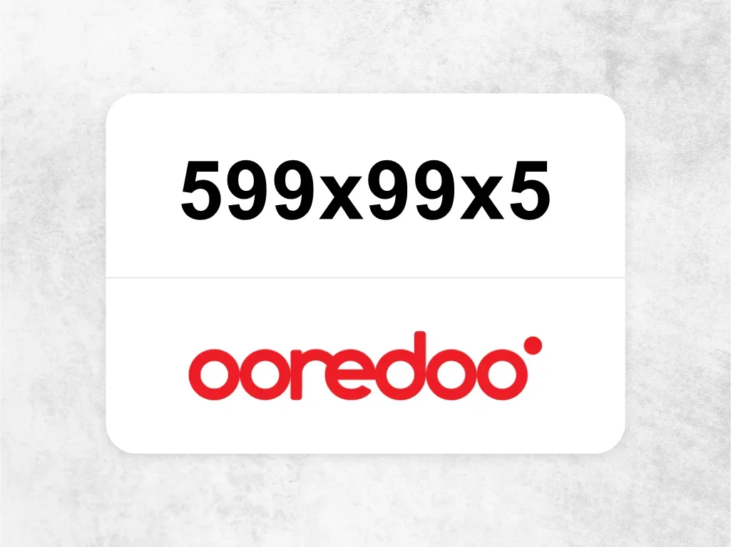 Ooredoo Mobile Phone  ‏599x99x5