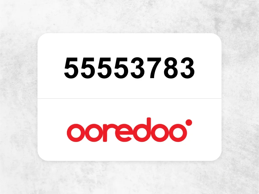 Ooredoo Mobile Phone  55553783