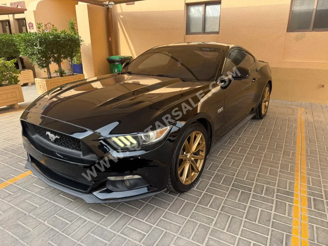 فورد موستانغ جي تي 2015 اوتوماتيك 138,000 كم 8 سلندر دفع خلفي كوبيه \ سبورت أسود