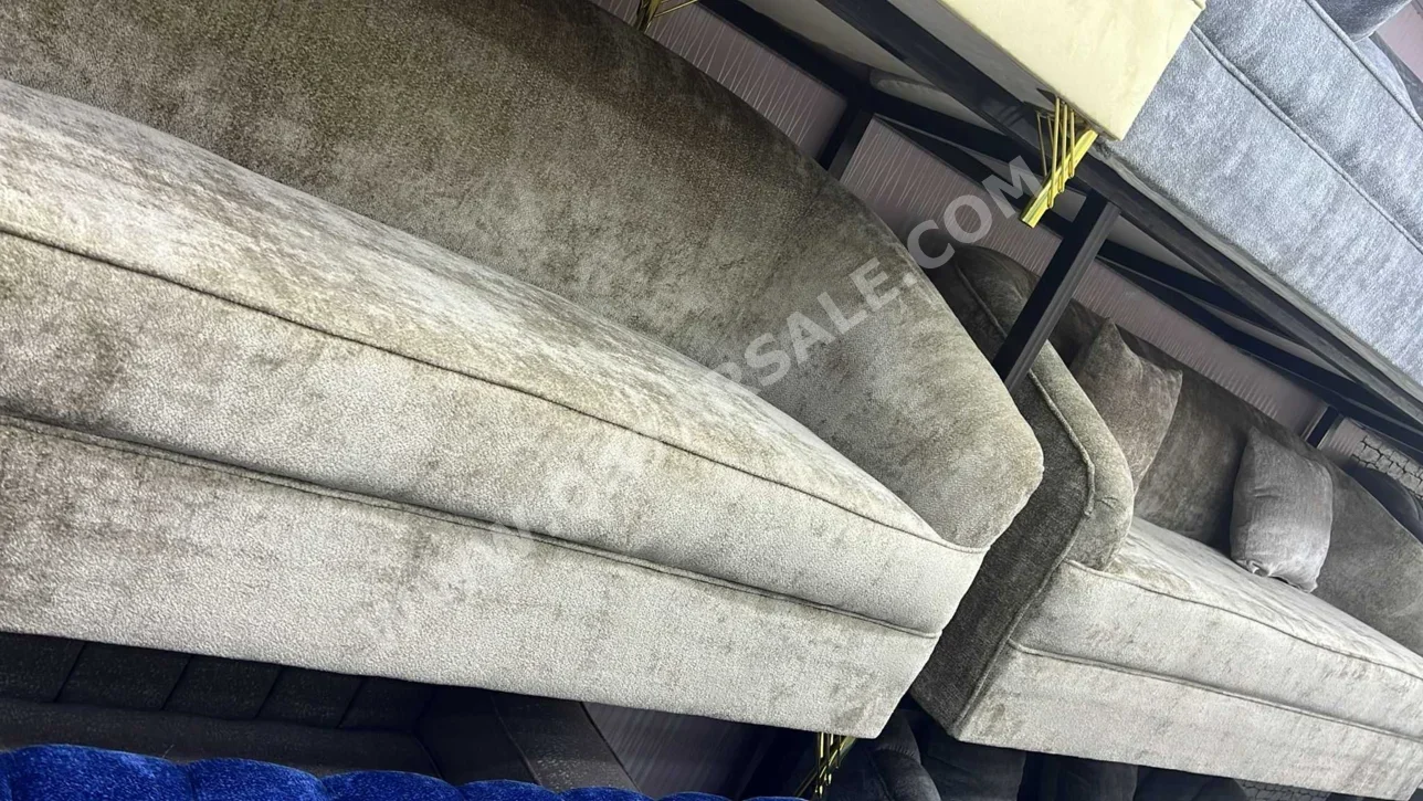 Sofas, Couches & Chairs Sofa Set  - Fabric  - Brown