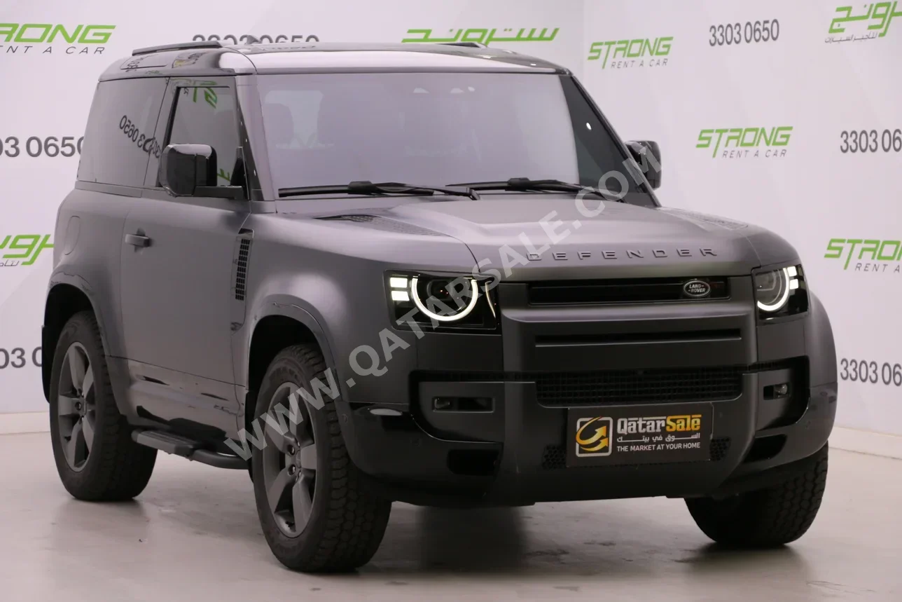 لاند روفر  ديفيندر  90 اتش اس اي  2026  اوتوماتيك  3,500 كم  6 سلندر  دفع رباعي  اس يو في  رمادي  تحت الضمان