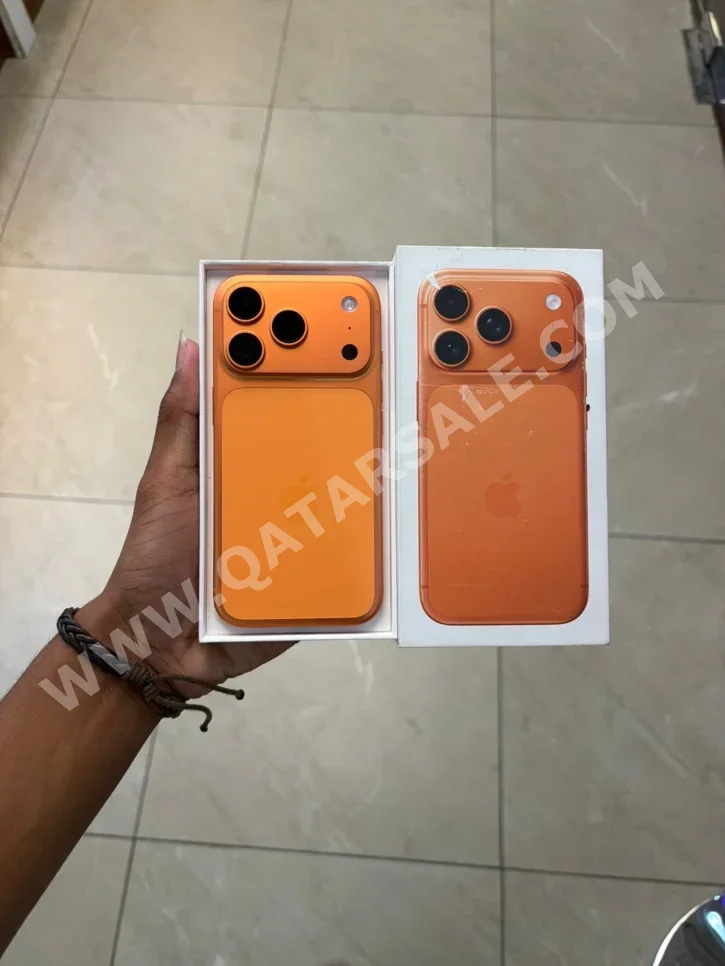 هواتف نقالة ابل  - ايفون 17  - برو  - برتقالي  - 512 جيجابايت