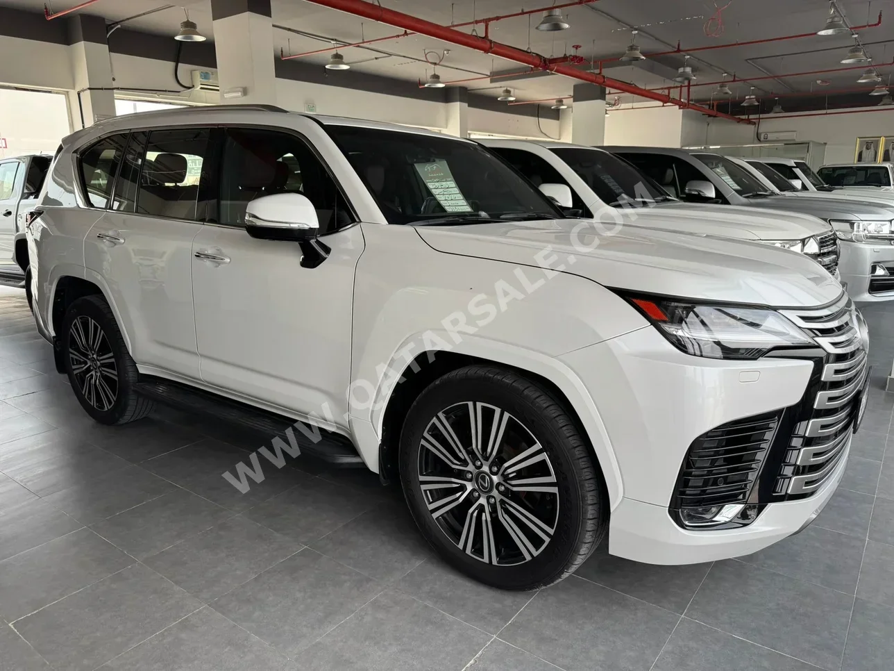 Lexus  LX  600 Luxury  2024  Automatic  90,000 Km  6 Cylinder  Four Wheel Drive (4WD)  SUV  White  With Warranty