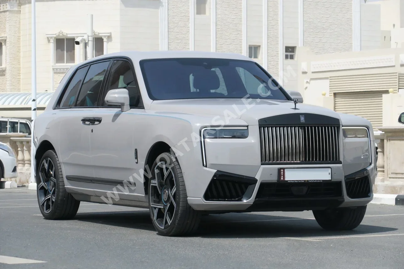 Rolls-Royce  Cullinan  Black Badge  2025  Automatic  8,000 Km  12 Cylinder  Four Wheel Drive (4WD)  SUV  Gray Nardo  With Warranty