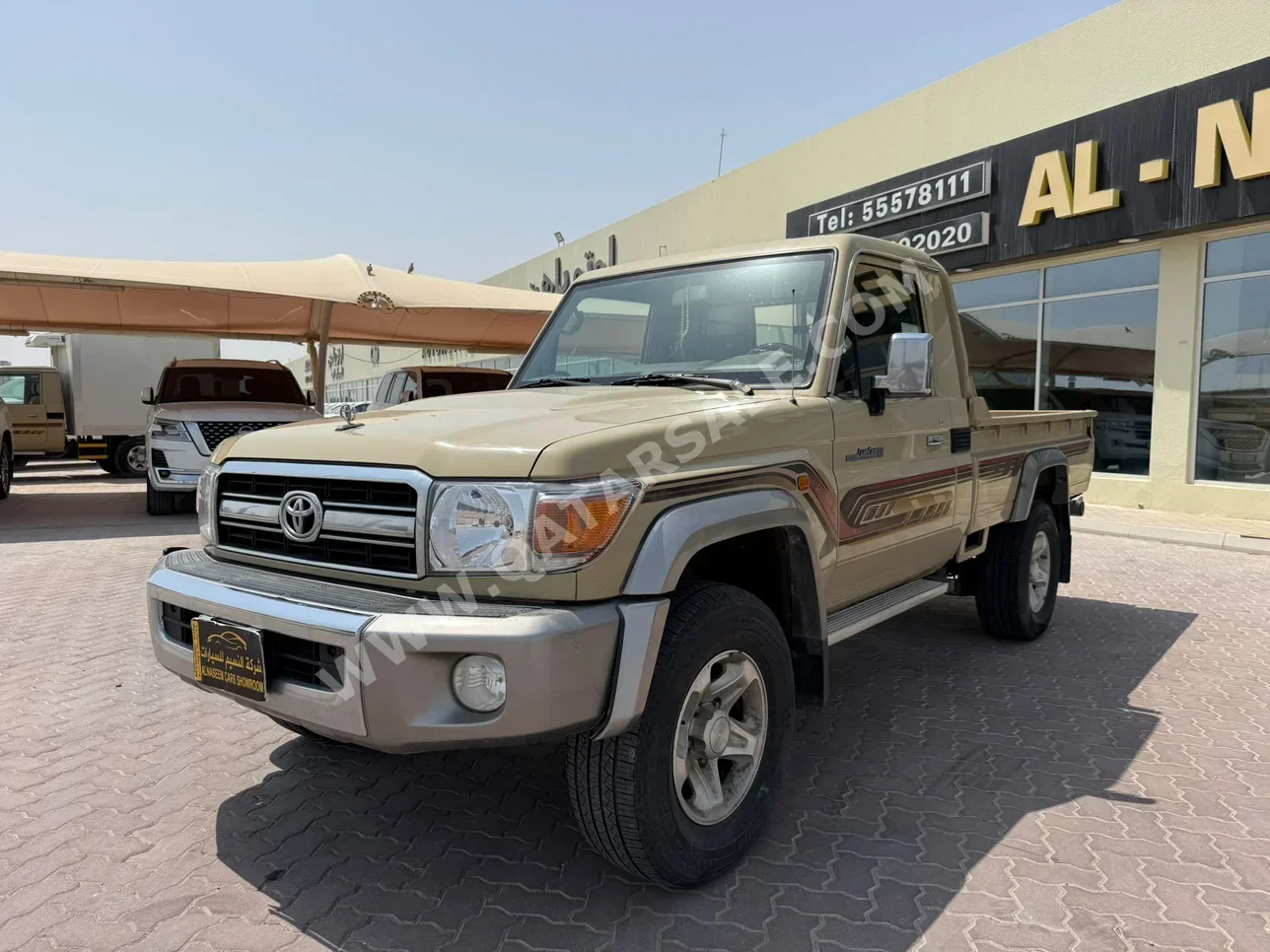 تويوتا  لاند كروزر  ال اكس  2022  اوتوماتيك  53,000 كم  6 سلندر  دفع رباعي  بيكب  بيج