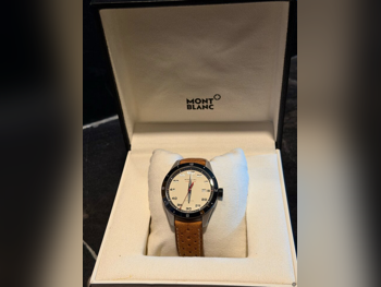 ساعات - مون بلانك - متعدد ميكانيكية/ رقمية - اللون البيج - ساعات رجالي