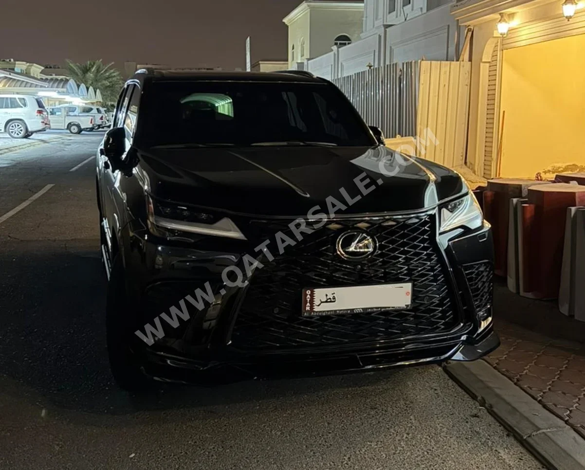 Lexus LX 600 F Sport 2024 Automatic 61,000 Km 6 Cylinder Four Wheel Drive (4WD) SUV Black With Warranty