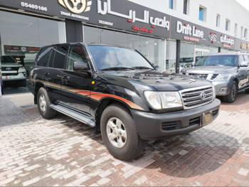 تويوتا  لاند كروزر  جي اكس  2004  عادي  320,000 كم  6 سلندر  دفع رباعي  اس يو في  أسود
