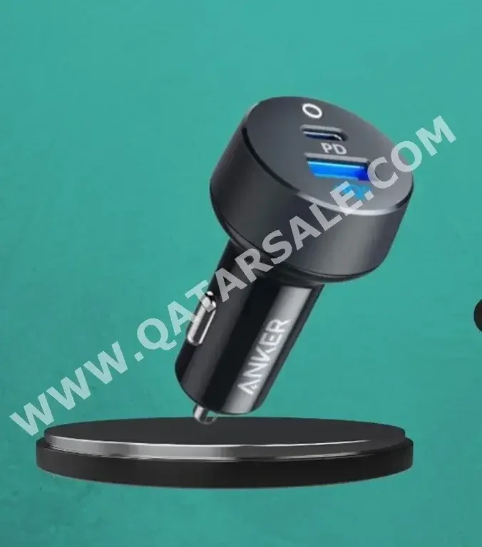 شواحن هاتف للسيارة شاحن فقط  ابل  أنكر  أسود  أنكر  متعدد  أسود