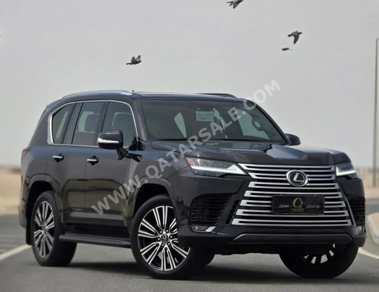 Lexus  LX  600 Luxury  2024  Automatic  41,000 Km  6 Cylinder  Four Wheel Drive (4WD)  SUV  Black  With Warranty