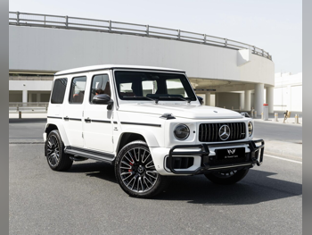 Mercedes-Benz  G-Class  63 AMG  2025  Automatic  17,000 Km  8 Cylinder  Four Wheel Drive (4WD)  SUV  White  With Warranty