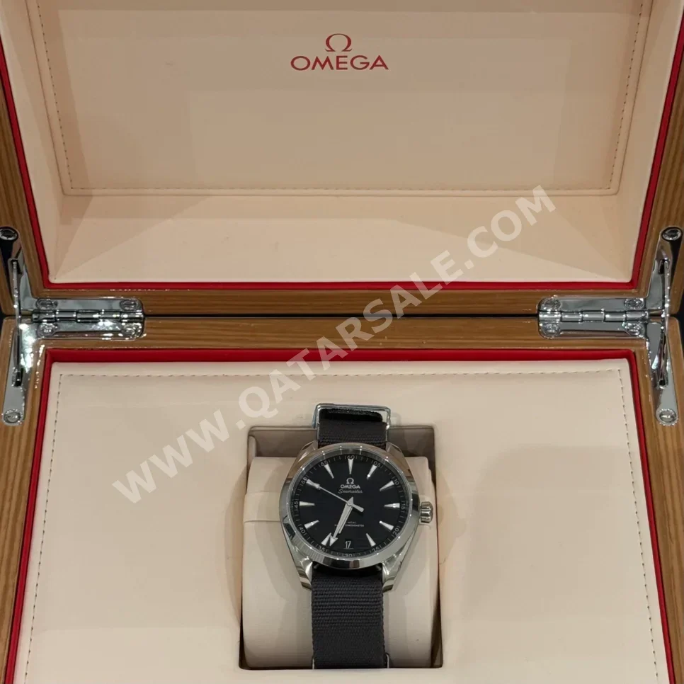 ساعات - أوميغا - ساعات ميكانيكية - أسود - ساعات رجالي