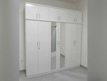 خزائن ودواليب الملابس والزينة - دوحة فيرنيتشر  - خزائن  - أبيض