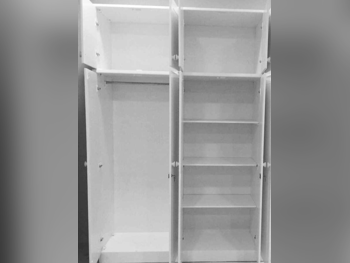 خزائن ودواليب الملابس والزينة - دوحة فيرنيتشر  - خزائن  - أبيض