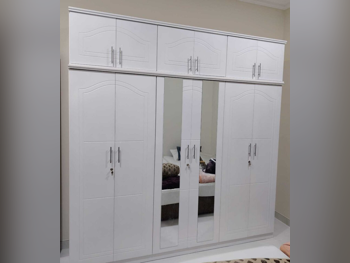 خزائن ودواليب الملابس والزينة - دوحة فيرنيتشر  - خزائن  - أبيض