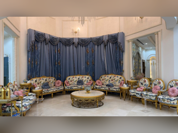 Sofas, Couches & Chairs Sofa Set - Silk - Multi-Color - With Table and Side Tables